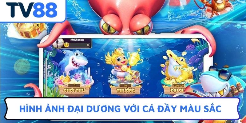 Hình ảnh đại dương với cá đầy màu sắc